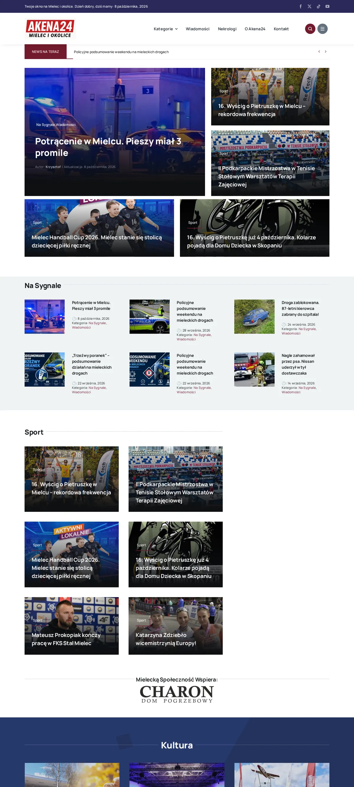 Akena24 — widok desktop