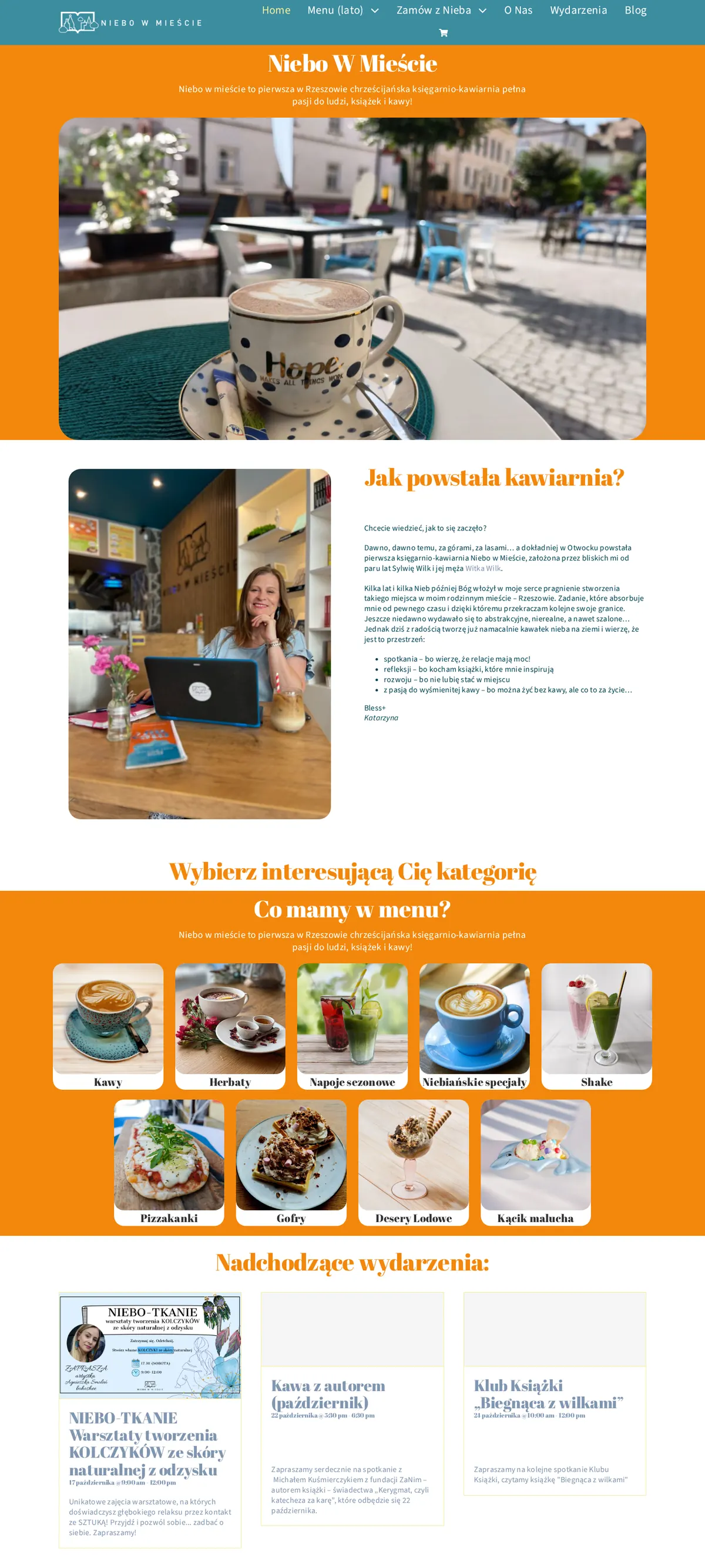 Niebo w Mieście Rzeszów — widok desktop