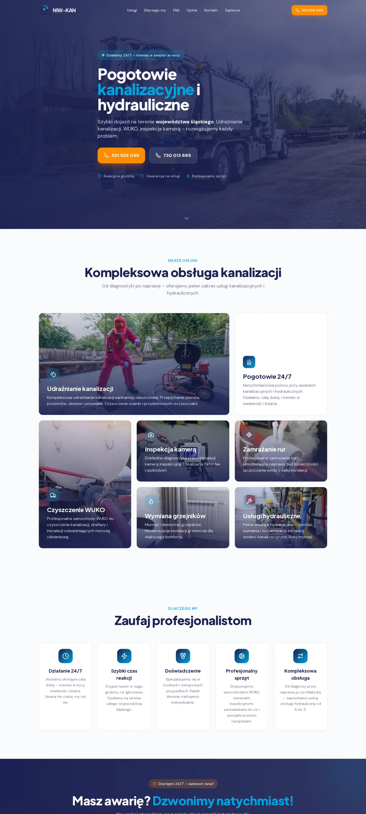 NIW-KAN Śląsk — widok desktop